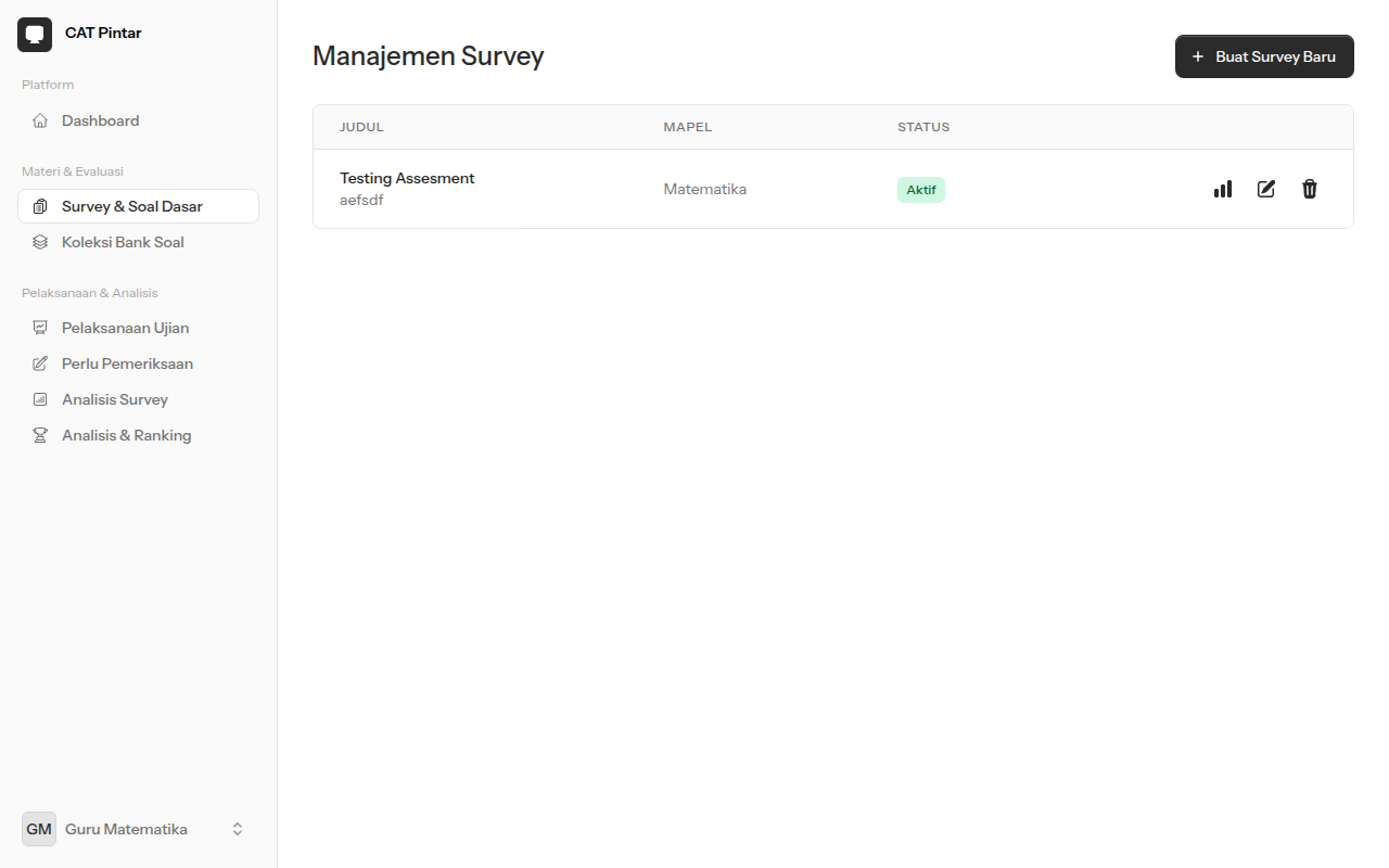 Manajemen Survey